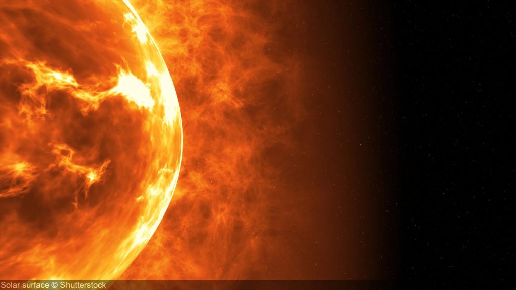 Radiation from the sun