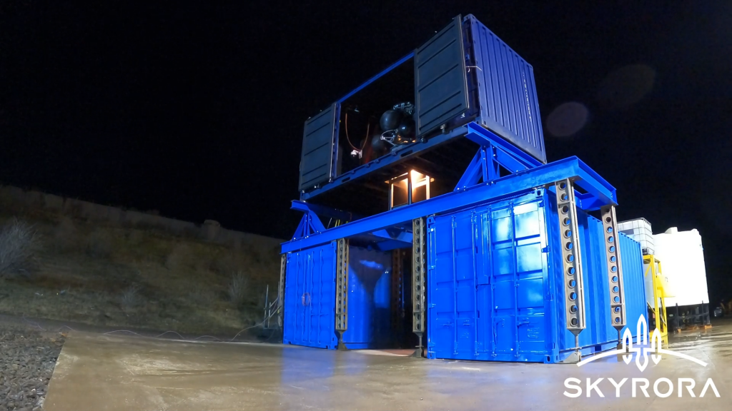 third stahe skyrora firing test