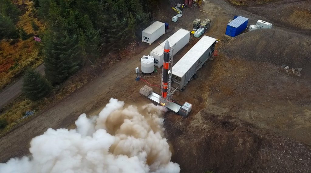 Skylark-L static firing test