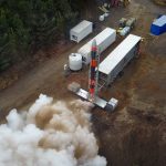 Skylark-L static firing test