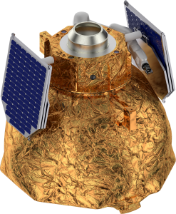 space tug with folded light panels