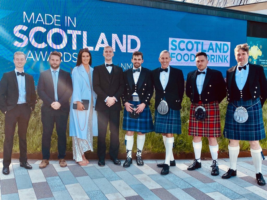 Skyrora team in kilts