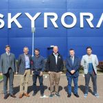 Skyrora and Space Force Outside Rocket Factory