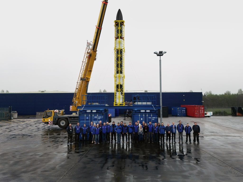 Skyrora Skylark L rocket in Scotland