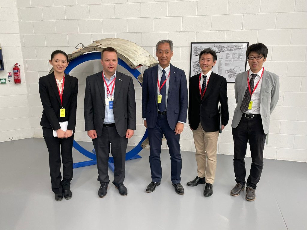 Skyrora CEO with JAXA representatives