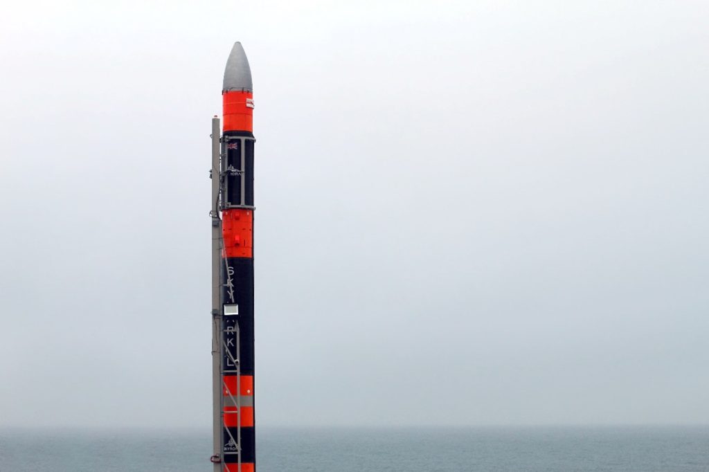 Skyrora Skylark L rocket launch in Iceland